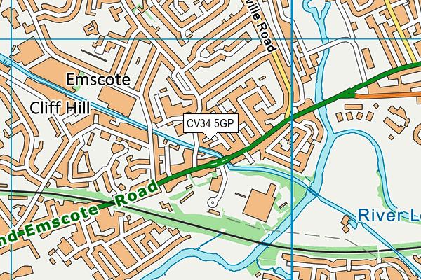 CV34 5GP map - OS VectorMap District (Ordnance Survey) CV34 5GP map - OS VectorMap District (Ordnance Survey)
