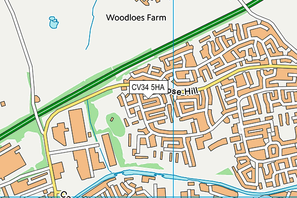 CV34 5HA map - OS VectorMap District (Ordnance Survey) CV34 5HA map - OS VectorMap District (Ordnance Survey)