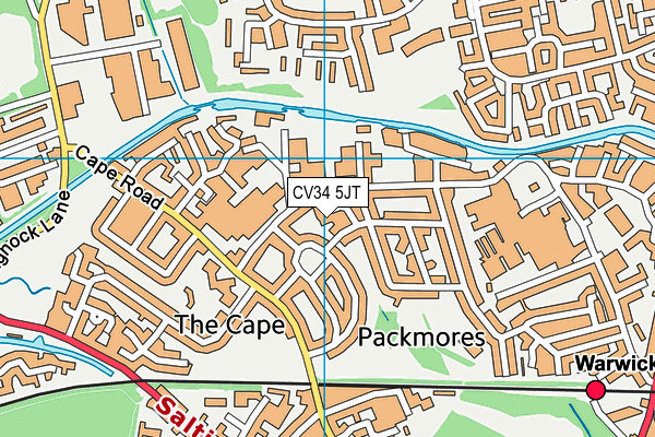 CV34 5JT map - OS VectorMap District (Ordnance Survey) CV34 5JT map - OS VectorMap District (Ordnance Survey)