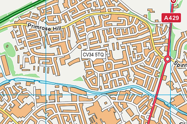 CV34 5TQ map - OS VectorMap District (Ordnance Survey) CV34 5TQ map - OS VectorMap District (Ordnance Survey)