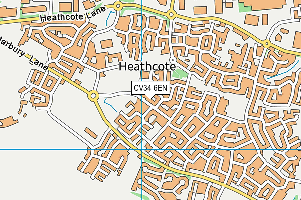 CV34 6EN map - OS VectorMap District (Ordnance Survey) CV34 6EN map - OS VectorMap District (Ordnance Survey)