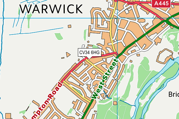 CV34 6HG map - OS VectorMap District (Ordnance Survey) CV34 6HG map - OS VectorMap District (Ordnance Survey)