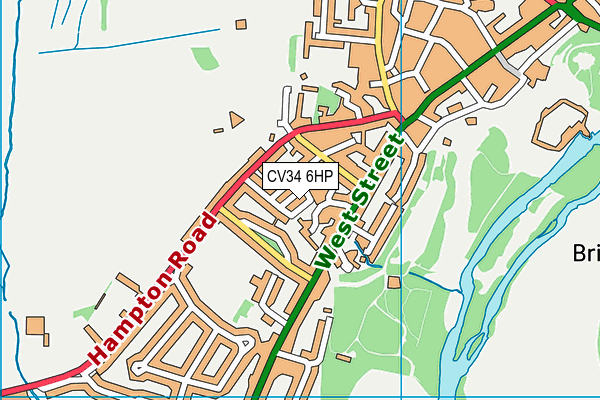 CV34 6HP map - OS VectorMap District (Ordnance Survey) CV34 6HP map - OS VectorMap District (Ordnance Survey)