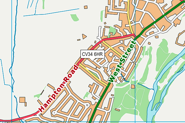 CV34 6HR map - OS VectorMap District (Ordnance Survey) CV34 6HR map - OS VectorMap District (Ordnance Survey)