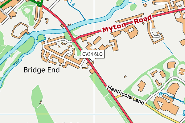 CV34 6LQ map - OS VectorMap District (Ordnance Survey) CV34 6LQ map - OS VectorMap District (Ordnance Survey)