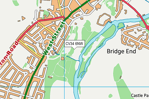 CV34 6NW map - OS VectorMap District (Ordnance Survey) CV34 6NW map - OS VectorMap District (Ordnance Survey)