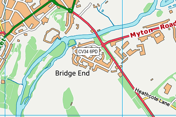 CV34 6PD map - OS VectorMap District (Ordnance Survey) CV34 6PD map - OS VectorMap District (Ordnance Survey)