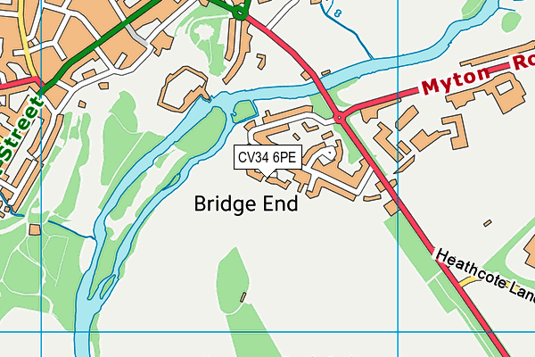 CV34 6PE map - OS VectorMap District (Ordnance Survey) CV34 6PE map - OS VectorMap District (Ordnance Survey)