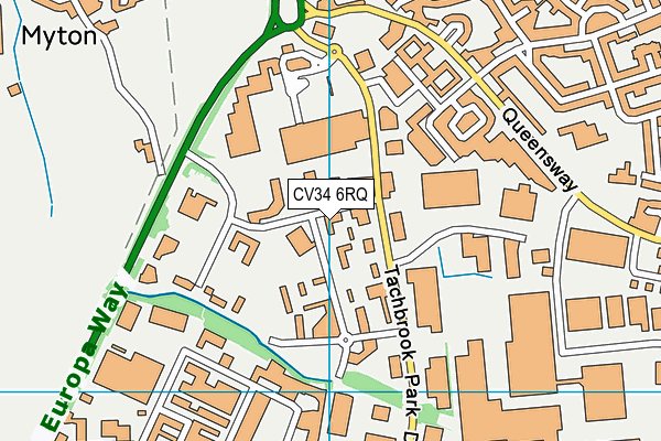 CV34 6RQ map - OS VectorMap District (Ordnance Survey) CV34 6RQ map - OS VectorMap District (Ordnance Survey)
