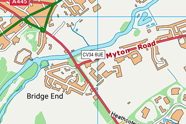 CV34 6UE map - OS VectorMap District (Ordnance Survey) CV34 6UE map - OS VectorMap District (Ordnance Survey)