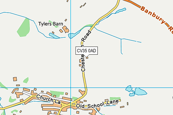 CV35 0AD map - OS VectorMap District (Ordnance Survey) CV35 0AD map - OS VectorMap District (Ordnance Survey)