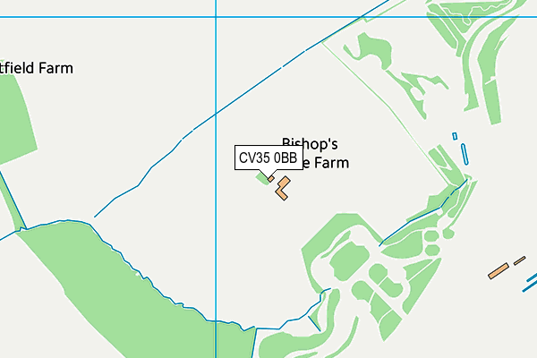 CV35 0BB map - OS VectorMap District (Ordnance Survey) CV35 0BB map - OS VectorMap District (Ordnance Survey)