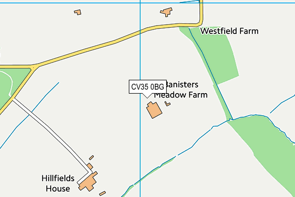 CV35 0BG map - OS VectorMap District (Ordnance Survey) CV35 0BG map - OS VectorMap District (Ordnance Survey)