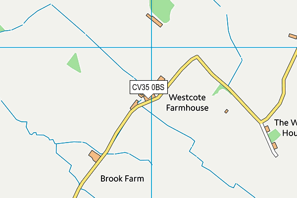 CV35 0BS map - OS VectorMap District (Ordnance Survey)