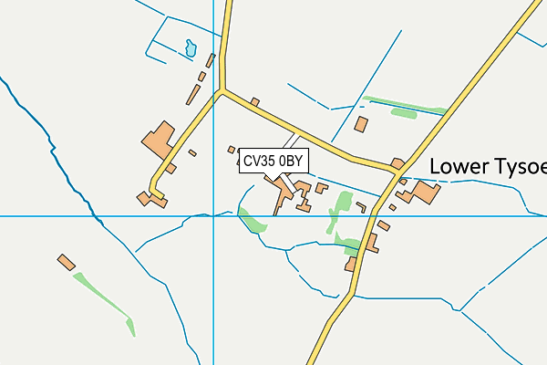 CV35 0BY map - OS VectorMap District (Ordnance Survey) CV35 0BY map - OS VectorMap District (Ordnance Survey)