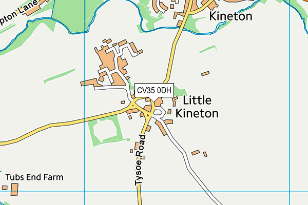 CV35 0DH map - OS VectorMap District (Ordnance Survey) CV35 0DH map - OS VectorMap District (Ordnance Survey)