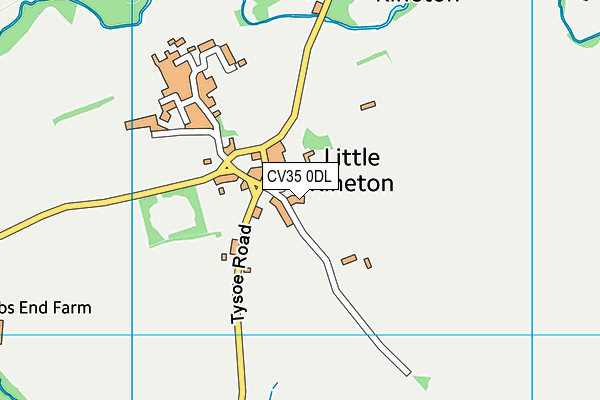 CV35 0DL map - OS VectorMap District (Ordnance Survey) CV35 0DL map - OS VectorMap District (Ordnance Survey)