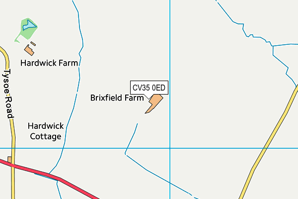 CV35 0ED map - OS VectorMap District (Ordnance Survey) CV35 0ED map - OS VectorMap District (Ordnance Survey)