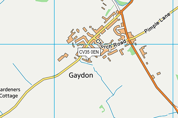 CV35 0EN map - OS VectorMap District (Ordnance Survey)
