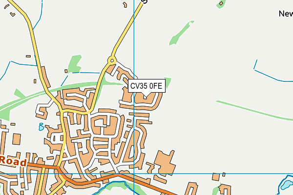 CV35 0FE map - OS VectorMap District (Ordnance Survey) CV35 0FE map - OS VectorMap District (Ordnance Survey)