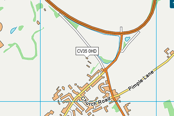 CV35 0HD map - OS VectorMap District (Ordnance Survey) CV35 0HD map - OS VectorMap District (Ordnance Survey)