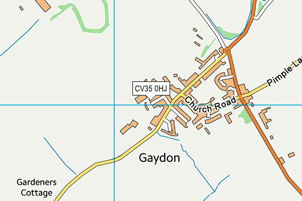 CV35 0HJ map - OS VectorMap District (Ordnance Survey) CV35 0HJ map - OS VectorMap District (Ordnance Survey)