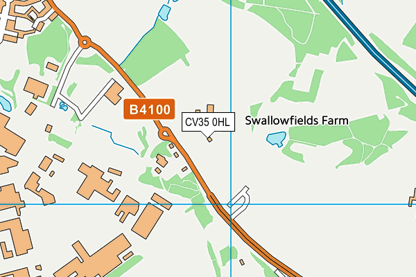 CV35 0HL map - OS VectorMap District (Ordnance Survey) CV35 0HL map - OS VectorMap District (Ordnance Survey)