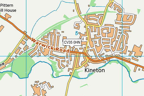 CV35 0HN map - OS VectorMap District (Ordnance Survey) CV35 0HN map - OS VectorMap District (Ordnance Survey)