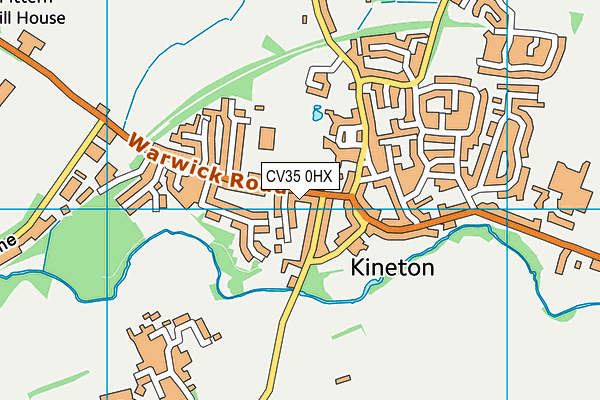 CV35 0HX map - OS VectorMap District (Ordnance Survey) CV35 0HX map - OS VectorMap District (Ordnance Survey)