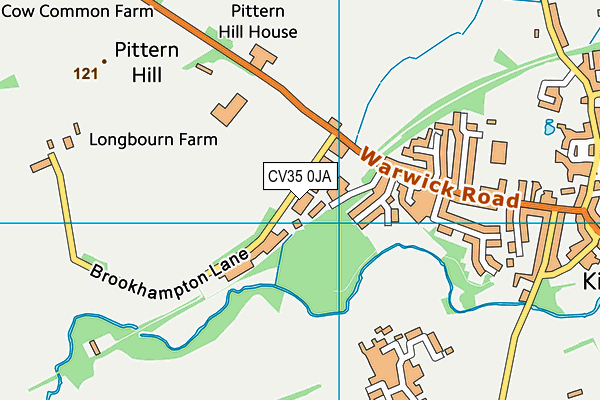 CV35 0JA map - OS VectorMap District (Ordnance Survey) CV35 0JA map - OS VectorMap District (Ordnance Survey)
