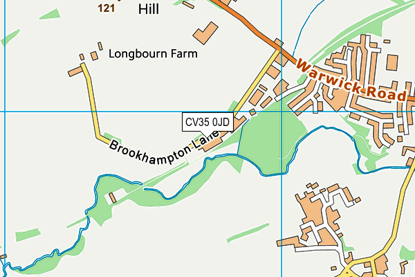 CV35 0JD map - OS VectorMap District (Ordnance Survey) CV35 0JD map - OS VectorMap District (Ordnance Survey)