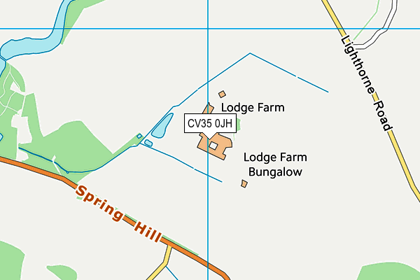 CV35 0JH map - OS VectorMap District (Ordnance Survey) CV35 0JH map - OS VectorMap District (Ordnance Survey)