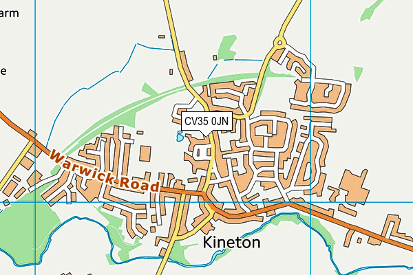 CV35 0JN map - OS VectorMap District (Ordnance Survey) CV35 0JN map - OS VectorMap District (Ordnance Survey)
