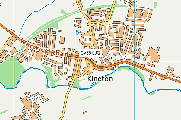 CV35 0JQ map - OS VectorMap District (Ordnance Survey)