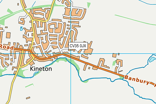 CV35 0JX map - OS VectorMap District (Ordnance Survey) CV35 0JX map - OS VectorMap District (Ordnance Survey)