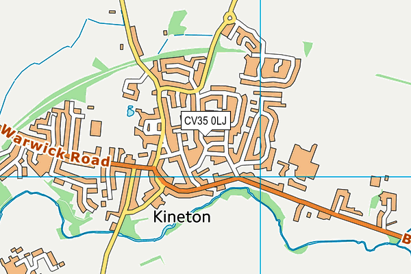 CV35 0LJ map - OS VectorMap District (Ordnance Survey)