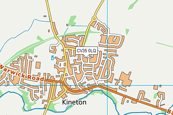 CV35 0LQ map - OS VectorMap District (Ordnance Survey)