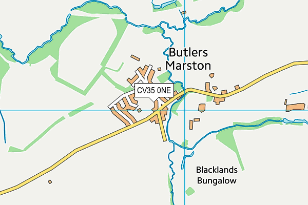 CV35 0NE map - OS VectorMap District (Ordnance Survey)