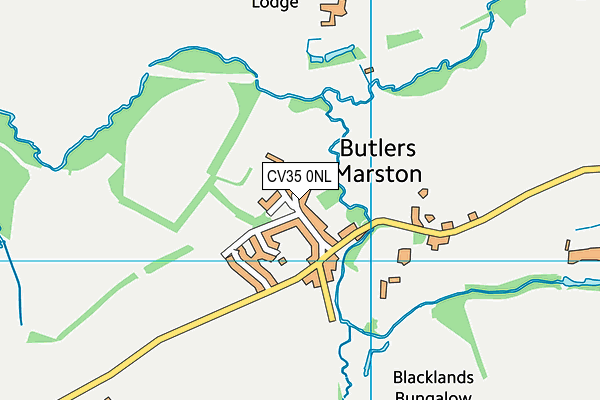 CV35 0NL map - OS VectorMap District (Ordnance Survey)
