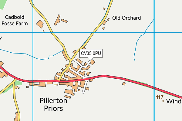 CV35 0PU map - OS VectorMap District (Ordnance Survey) CV35 0PU map - OS VectorMap District (Ordnance Survey)