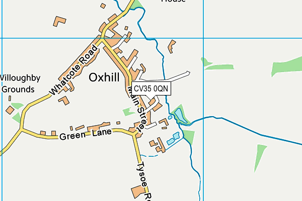 CV35 0QN map - OS VectorMap District (Ordnance Survey) CV35 0QN map - OS VectorMap District (Ordnance Survey)