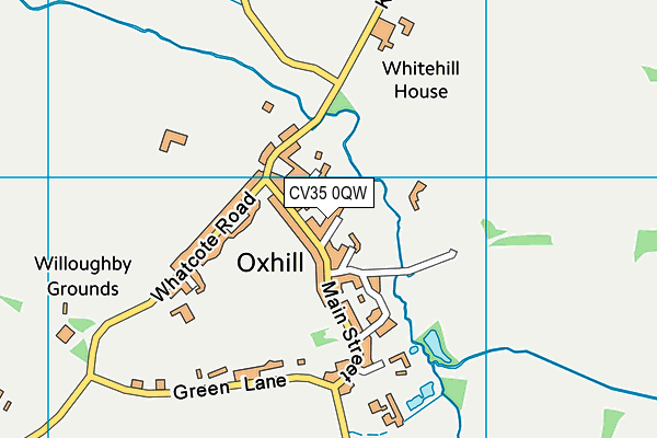 CV35 0QW map - OS VectorMap District (Ordnance Survey) CV35 0QW map - OS VectorMap District (Ordnance Survey)
