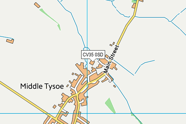 CV35 0SD map - OS VectorMap District (Ordnance Survey) CV35 0SD map - OS VectorMap District (Ordnance Survey)