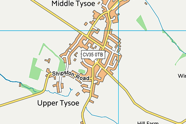 CV35 0TB map - OS VectorMap District (Ordnance Survey) CV35 0TB map - OS VectorMap District (Ordnance Survey)