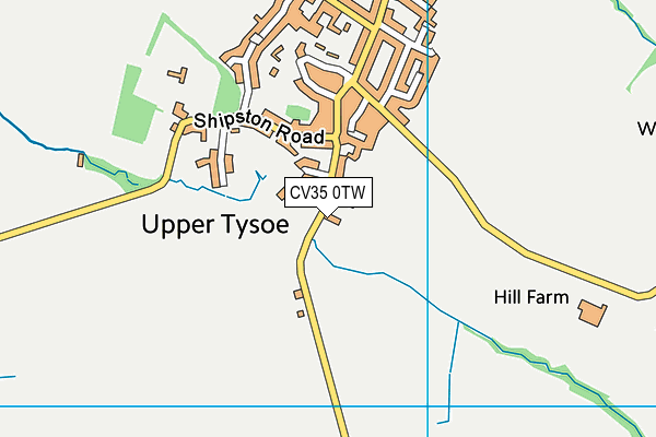 CV35 0TW map - OS VectorMap District (Ordnance Survey) CV35 0TW map - OS VectorMap District (Ordnance Survey)