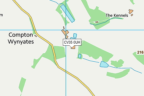 CV35 0UH map - OS VectorMap District (Ordnance Survey) CV35 0UH map - OS VectorMap District (Ordnance Survey)