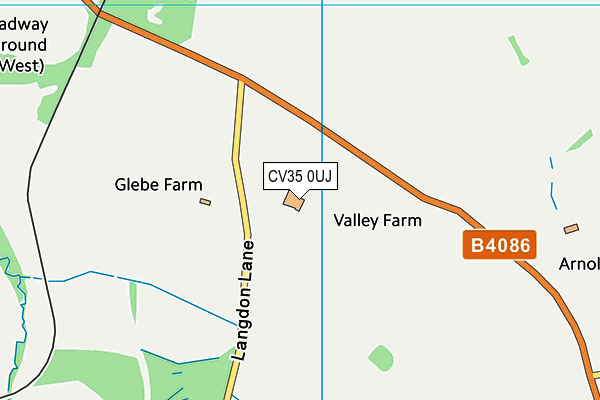 CV35 0UJ map - OS VectorMap District (Ordnance Survey) CV35 0UJ map - OS VectorMap District (Ordnance Survey)