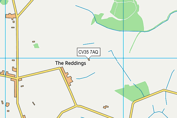 CV35 7AQ map - OS VectorMap District (Ordnance Survey) CV35 7AQ map - OS VectorMap District (Ordnance Survey)