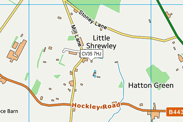 CV35 7HJ map - OS VectorMap District (Ordnance Survey) CV35 7HJ map - OS VectorMap District (Ordnance Survey)