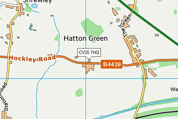 CV35 7HQ map - OS VectorMap District (Ordnance Survey) CV35 7HQ map - OS VectorMap District (Ordnance Survey)